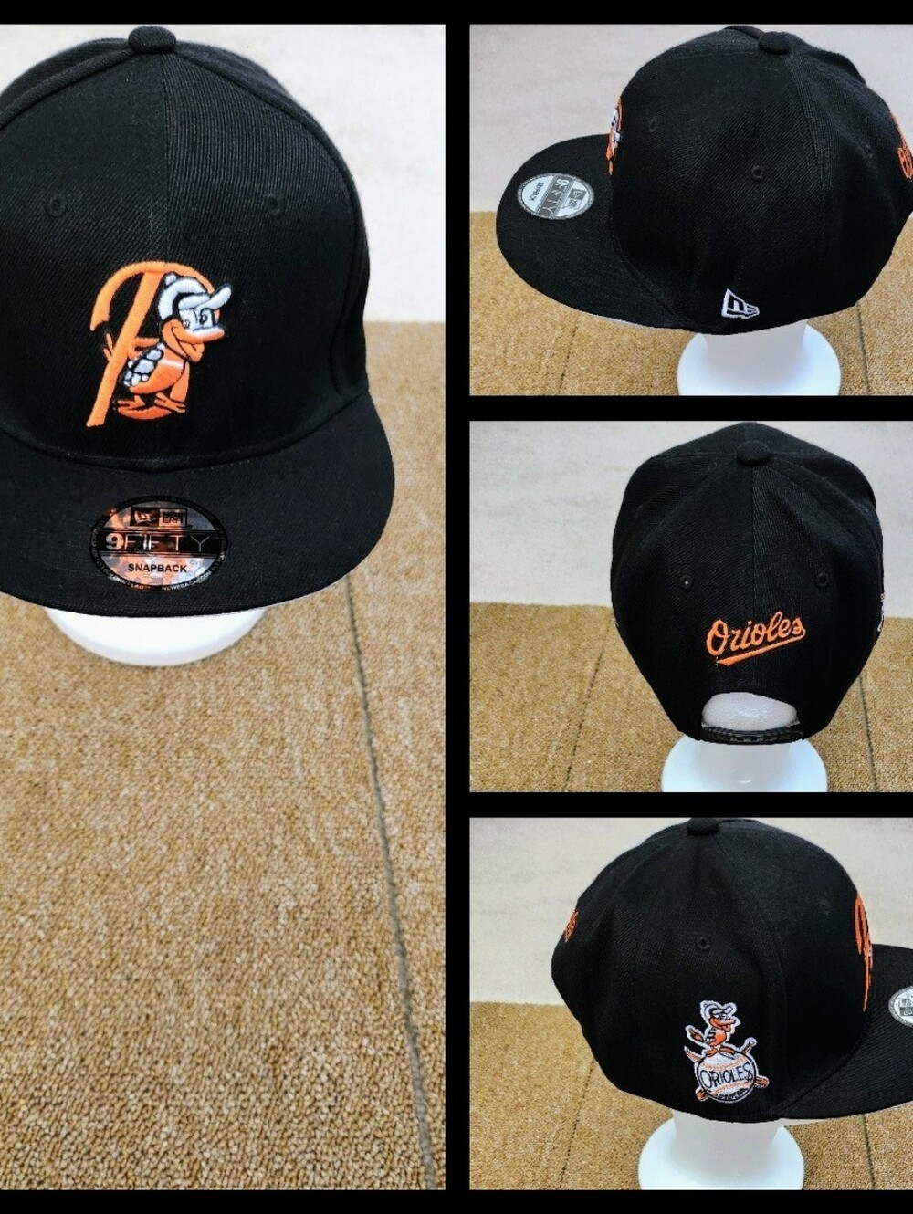 BALTIMORE ORIOLES MLB BASEBALL SNAPBACK HAT.